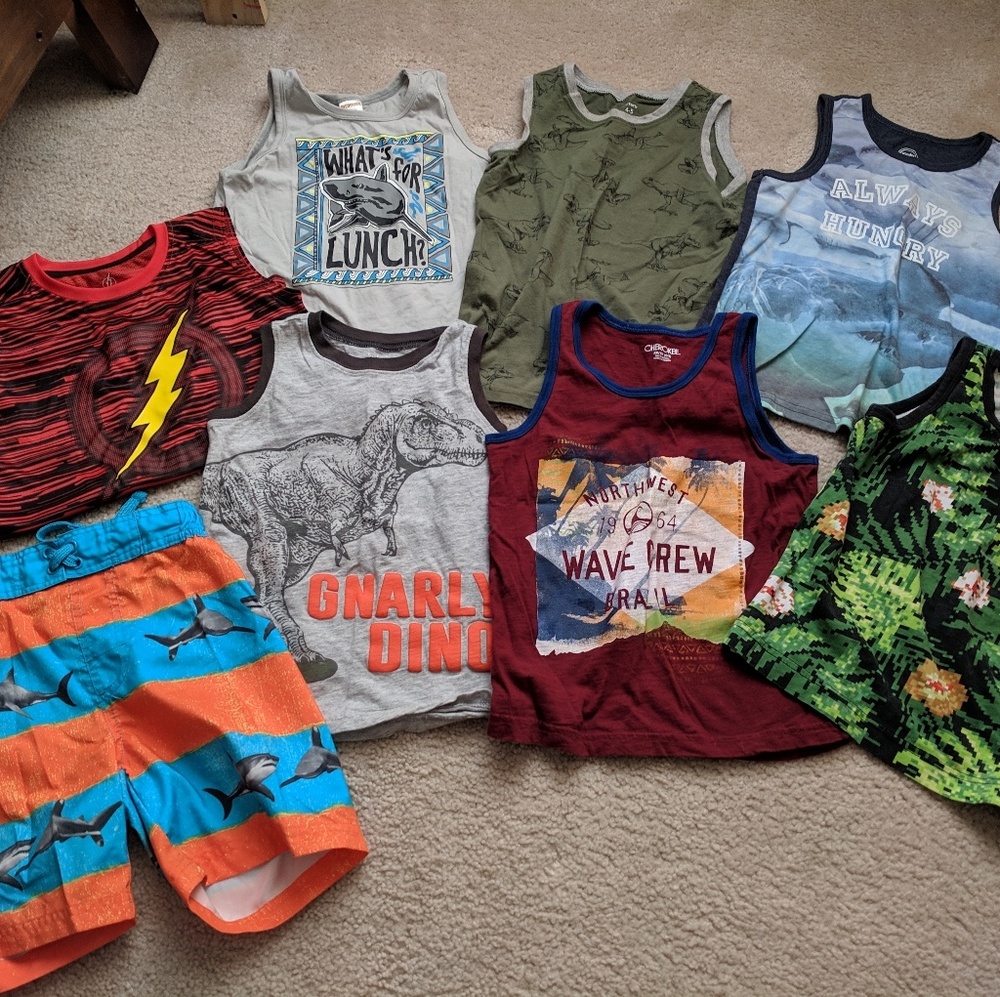 Mixed brand 4/5 boys summer lot